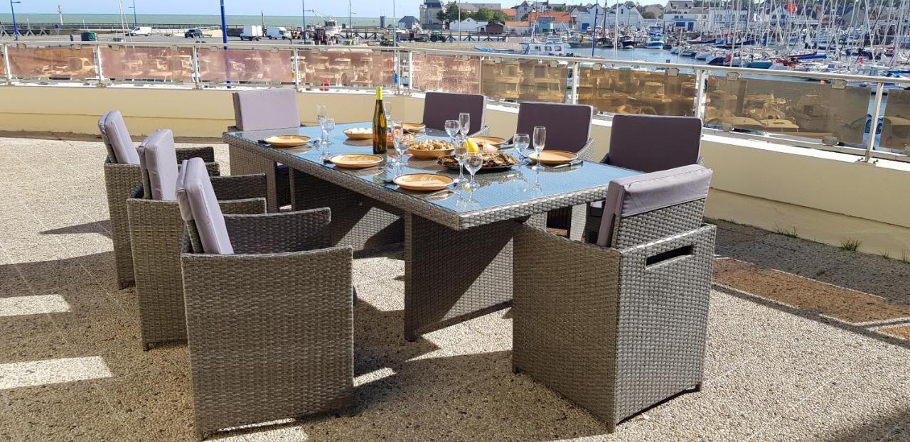Appartement Vue Sur Mer Et Port Grandcamp-Maisy Eksteriør bilde
